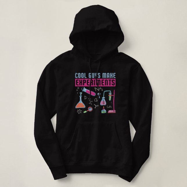 Chemist Job Coole Typ machen Experimente Chemist S Hoodie (Design vorne)