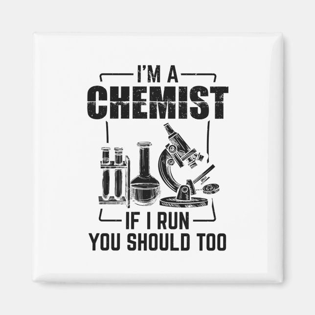 Chemist | Science Chemistry Students Geschenke Magnet (Vorne)