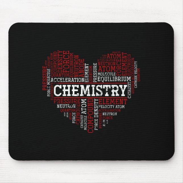 Chemist Valentines Day Gift Science Chemistry  Mousepad (Vorne)
