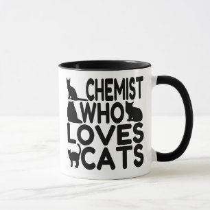 Chemistische Lieben Katzen Tasse