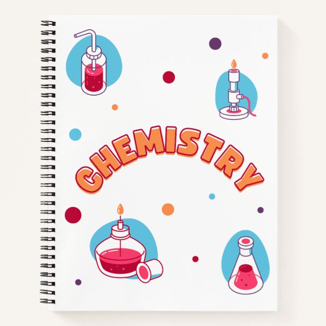 CHEMISTRY ästhetische Uni-regierte Kompositionsnot Notizbuch (Vorderseite)