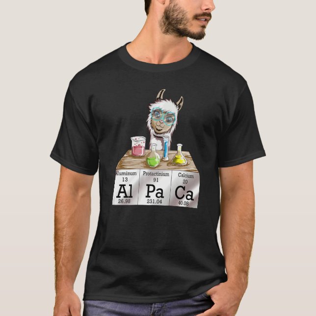 Chemistry Chemistry Edges Chemistry Student Alpaca T-Shirt (Vorderseite)