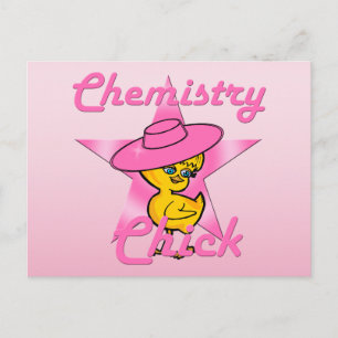 Chemistry Chick #8 Postkarte