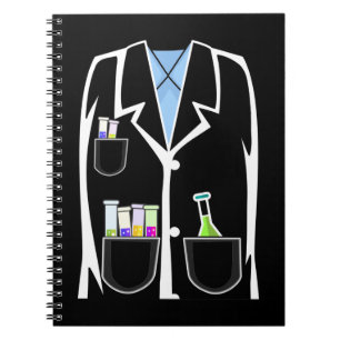 Chemistry Halloween Funny Science Lab Notizblock