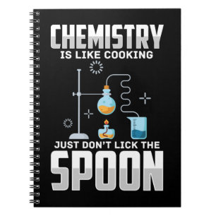 Chemistry Joke Funny Teacher Scientist Notizblock