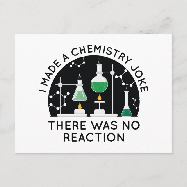 Chemistry Joke Postkarte (Vorderseite)