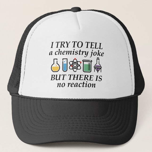 Chemistry Joke Truckerkappe (Vorderseite)