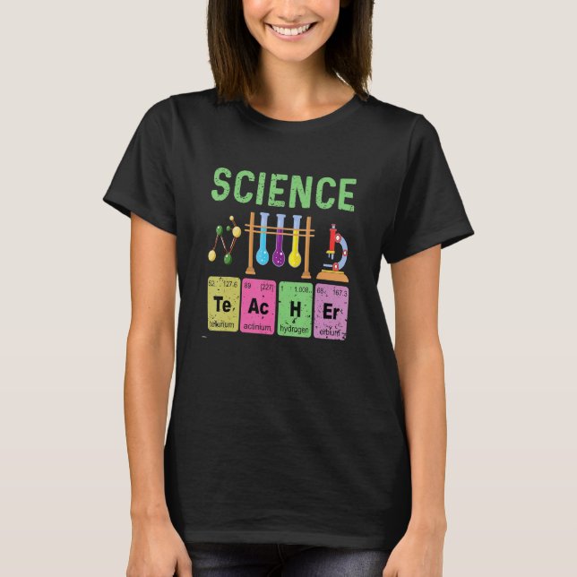 Chemistry Lab Equipment For Science Teacher T-Shirt (Vorderseite)