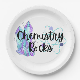 Chemistry Rocks Party Plates Pappteller