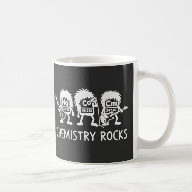 Chemistry Rocks Science Rock Band Kaffeetasse (Rechts)