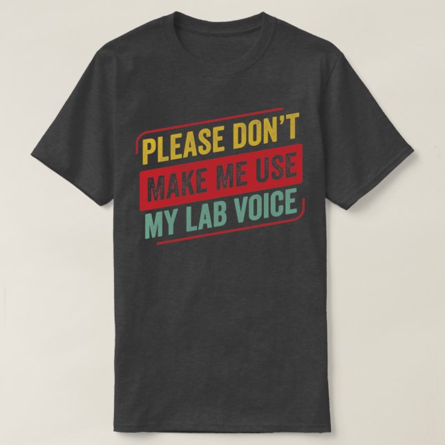 Chemistry Science Chemist Funny Labor Nerd T-Shirt (Design vorne)