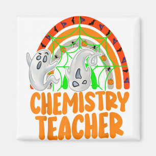 Chemistry Teacher Funny Halloween Kostüme Science Magnet