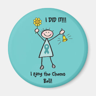 Chemo Bell - Aquamarines Uteruskrebs Magnet