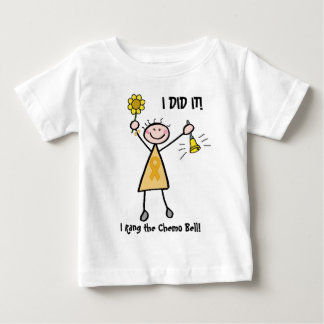 Chemo Bell - Childhood Cancer Gold Ribbon Baby T-shirt