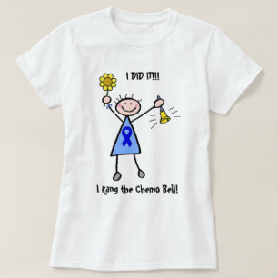 Chemo Bell - Darmkrebs-Frau T-Shirt