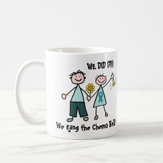Chemo Bell - Eierstockkrebs-aquamarines Band Tasse