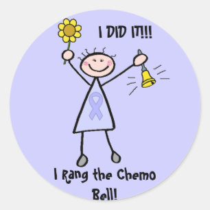 Chemo Bell - Frauen-General Cancer Runder Aufkleber