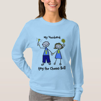 Chemo Bell - gelber Band-Hodenkrebs T-Shirt