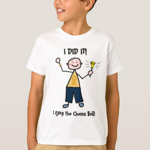 Chemo Bell - Kindheits-Krebs-Goldband T-Shirt