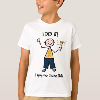 Chemo Bell - Kindheits-Krebs-Goldband T-Shirt