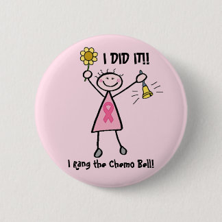 Chemo Bell - rosa Band-Brustkrebs Button