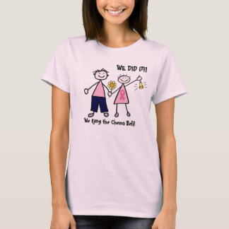 Chemo Bell - rosa Band-Brustkrebs T-Shirt