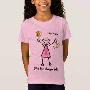 Chemo Bell - rosa Band-Brustkrebs T-Shirt
