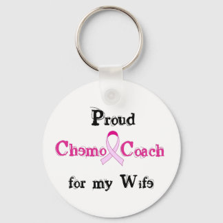 Chemo Coach - rosa Ribbon Brustkrebs Schlüsselanhänger