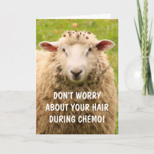 Chemo Support Funny Sheep Karte
