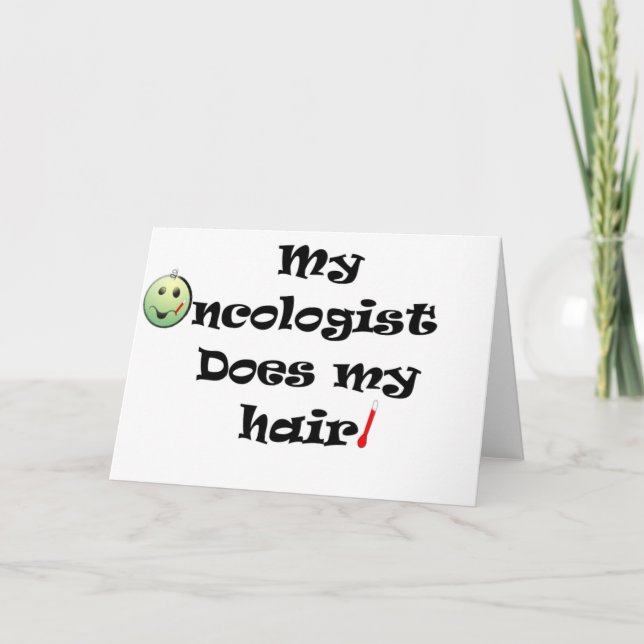 ChemoHair Schwarzes Liter Karte (Vorderseite)