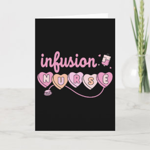 Chemotherapie-Infusionskrankenschwester Valentinst Karte