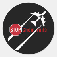 Chemtrail Flugzeug Präsistente Kontrails Schädelkn