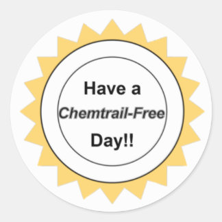 Chemtrail Free Day - Aufkleber