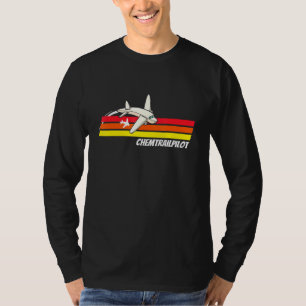 Chemtrail Pilot Aluhut Team Verschwörungstheorie T-Shirt