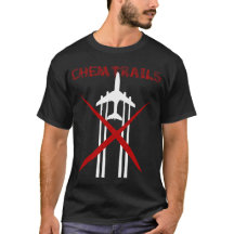 Chemtrails sind falsches dunkles T-Shirt