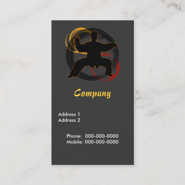 Chen Tai Ji Visitenkarte (Vorderseite)