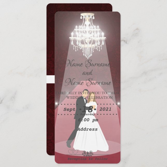 Chendelier Einladung (Vorne/Hinten)