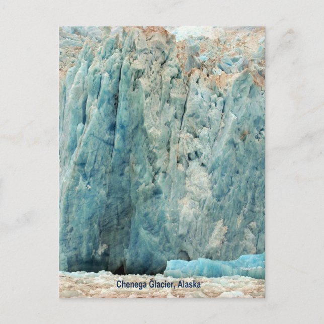 Chenega Glacier, Alaska Postkarte (Vorderseite)