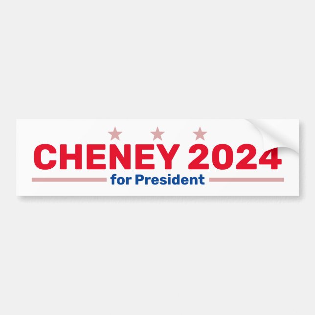 Cheney 2024 Autoaufkleber (Vorne)