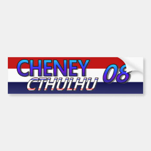 Cheney Cthulhu 08 Aufkleber Autoaufkleber