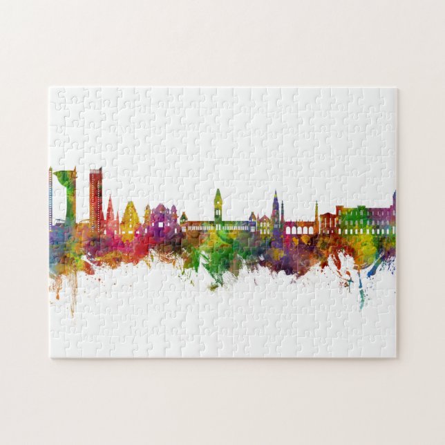 Chennai Skyline India Puzzle (Horizontal)