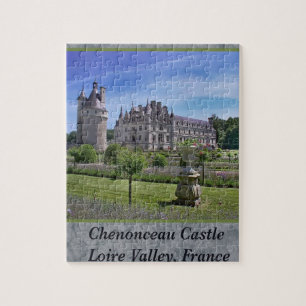 Chenonceau Castle Loire Foto Loire Puzzle