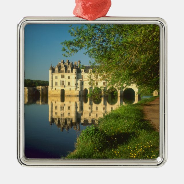 Chenonceau Chateau, Loire Valley, Ornament Aus Metall (Vorne)