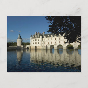 Chenonceau Chateau, River Cher, Loir-et-Cher, 2 Postkarte