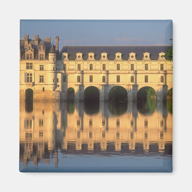 Chenonceau Chateau, River Cher, Loir-et-Cher, Magnet (Vorne)