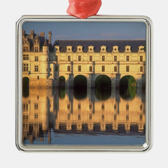 Chenonceau Chateau, River Cher, Loir-et-Cher, Ornament Aus Metall (Vorne)