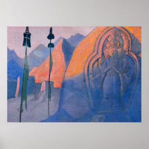 Chenrezi von Nicholas Roerich Poster