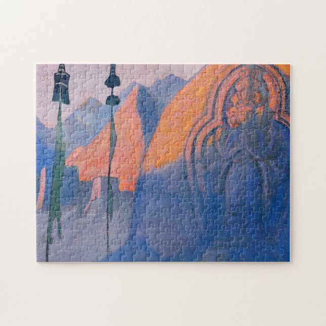 Chenrezi von Nicholas Roerich Puzzle (Horizontal)