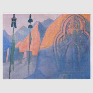 Chenrezi von Nicholas Roerich Seidenpapier