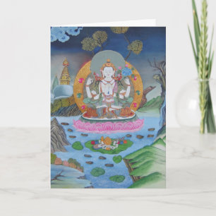 Chenrezig Greeting Card Karte